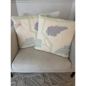 Eastern Accents Vintage 18” Dhurrie Wool Rug Throw Pillows